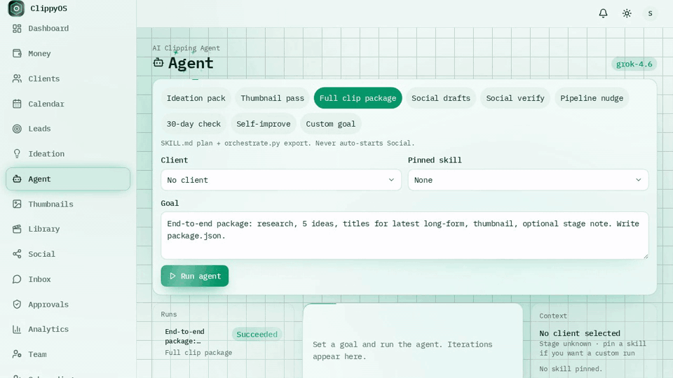 Agent in ClippyOS